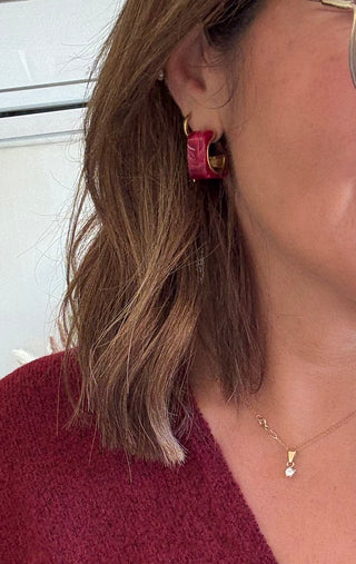 Pendientes Acero y Resina