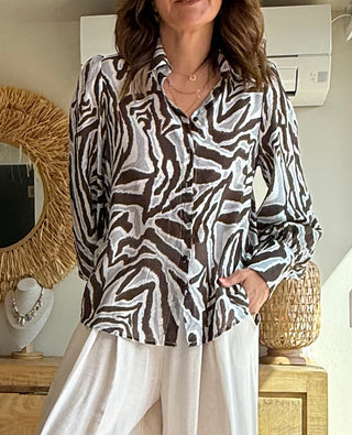 Blusa Ondas Tierra