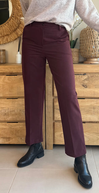 Pantalón Recto Súper Stretch – Viscosa Premium