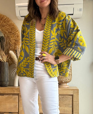 Chaqueta Kimono Bordado