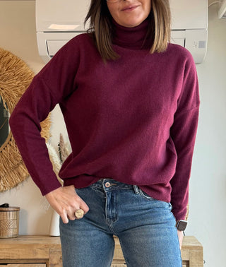 Jersey Cuello Alto Lana Merino