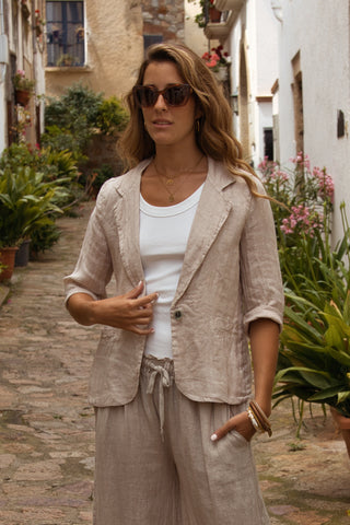 Blazer de Lino Capri