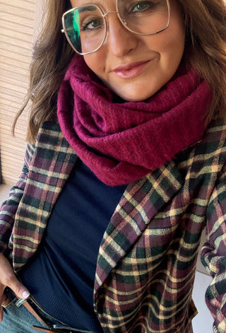 Cuello doble Viscosa y Lana