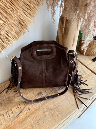 Bolso piel Flecos