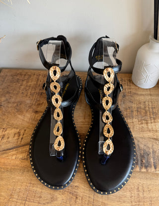 Sandalias Romanas Oro