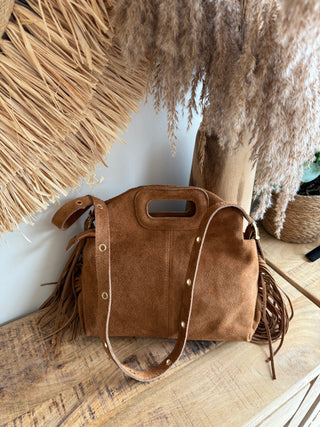 Bolso piel Flecos