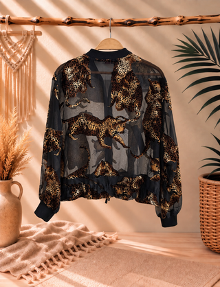 Bomber Velvet Wild