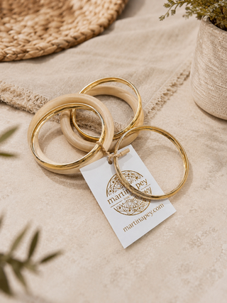 Set de Pulseras Golden Wood