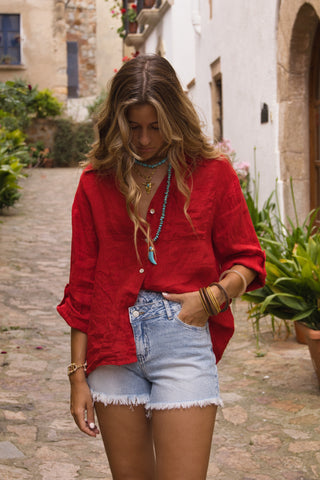Camisa Lino Capri