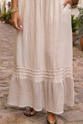 Falda Maxi Lino Boheme