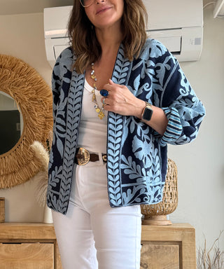 Chaqueta Kimono Bordado