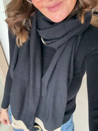 Bufanda Ribete Dorado