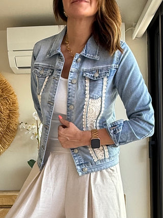 Chaqueta Denim Boho Atrapa Sueños