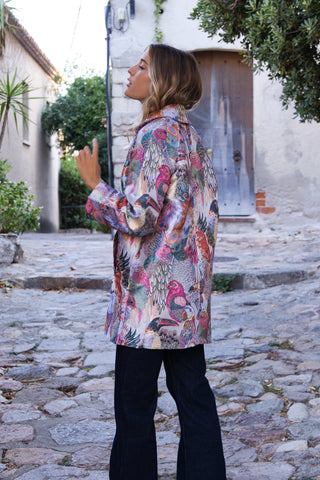 Abrigo Jacquard Birds
