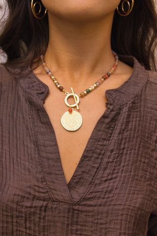 Collar Medallón Boho