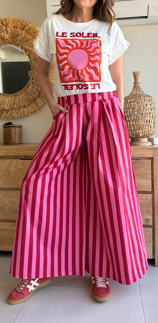 Pantalón Palazzo Rayas Chic
