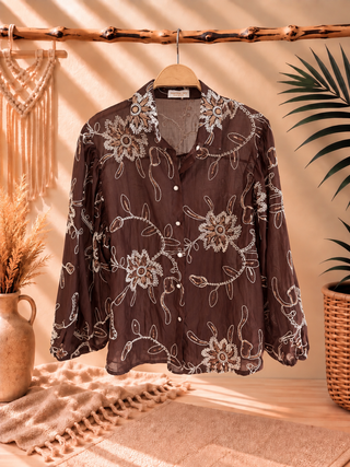 Blusa Boho Bordada