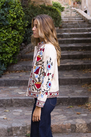 Chaqueta Bordada Folk