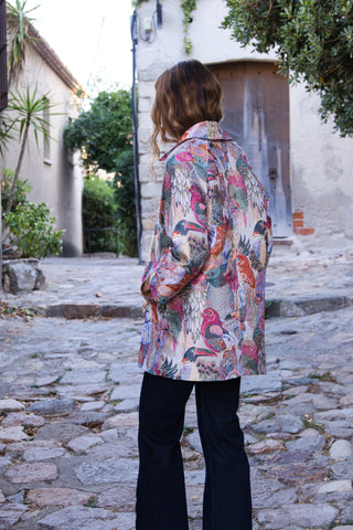 Abrigo Jacquard Birds