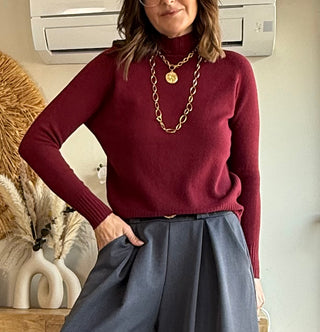 Jersey Cuello Alto Cashmere