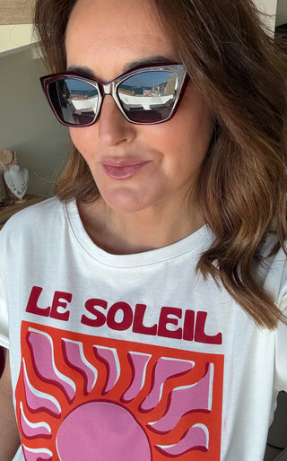 Gafas Soleil Cat Burgundy