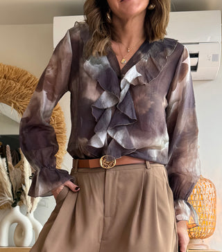 Blusa volantes Fall
