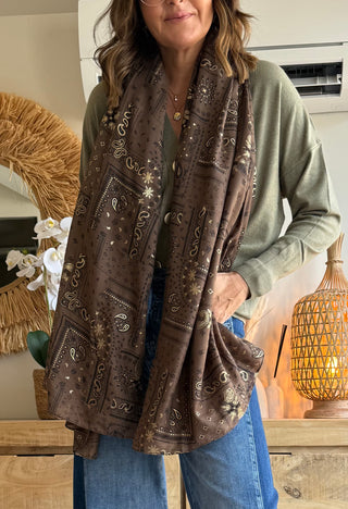 Maxifoulard Paisley