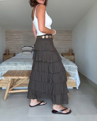 Falda Boho Cascada