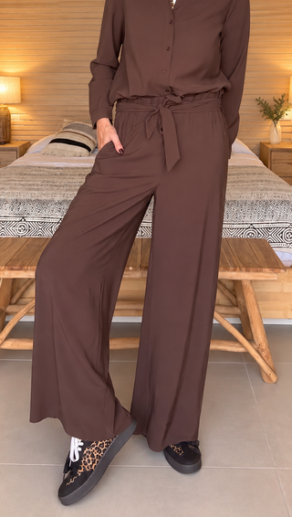 Pantalón Soft chocolate