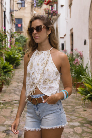 Top Bordado Capri