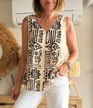 Blusa Over Tribal
