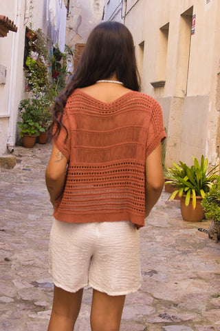 Top crochet Calado