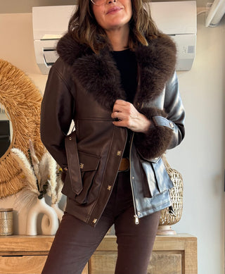 ✨ Chaqueta “Luxe Pelo Brown”