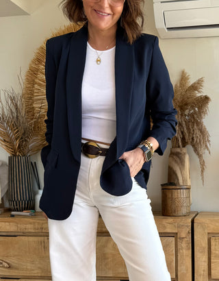 Blazer Fluido Marino