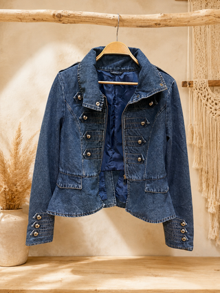 Chaqueta Denim Militar Victoria