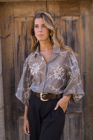 Blusa Boho Bordada