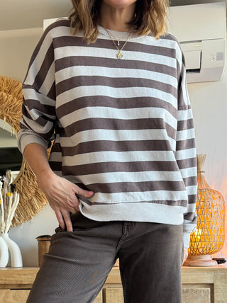 Sudadera Rayas Algodón