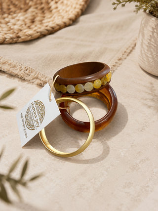 Set pulseras Tierra Dorada