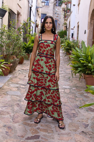 Vestido volantes Amalfi