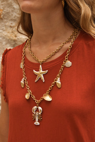 Collar Cangrejo Coral
