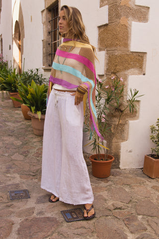 Poncho/Foulard Boho Multicolor