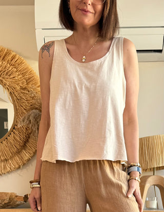 Camiseta Bamboo Cotton Beige