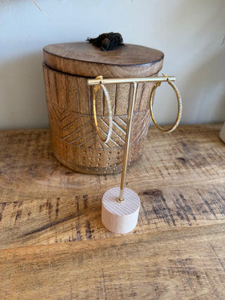 Pendientes Aro Strass