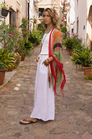 Poncho/Foulard Boho Multicolor