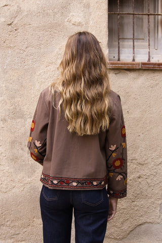 Chaqueta Bordada Folk