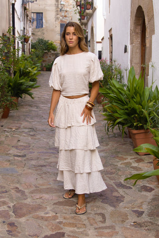 Blusa Globo Lino