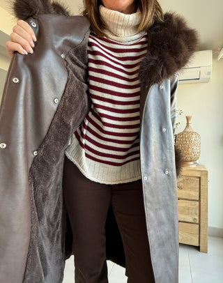 Trench Pelo Piel Vegana