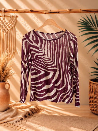 Camiseta cebra cashmere