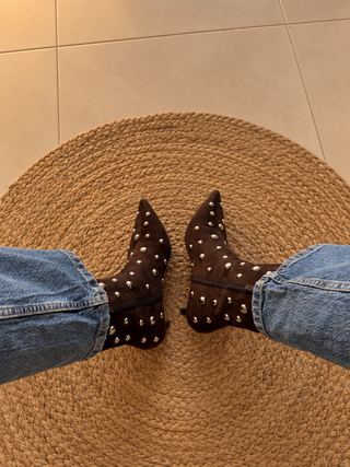 Botín Chocolate Studs