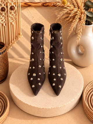 Botín Chocolate Studs